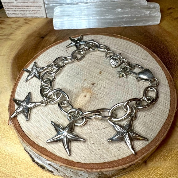 VTG| Brighton Starfish Charm Bracelet ⭐️🐠 - Picture 1 of 6